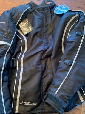 Motorcycle Riding Jacket & Gloves Bundle - Size Medium
